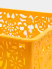 Оранжевый корзинка ажурная 36*24*14см