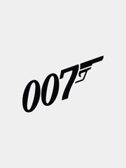 Наклейка на авто "007"