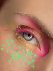Queridos Glitters. Глиттергель. Блёстки для лица и тела. Цвет "Млечные Звёзды Пинк" 3 мл