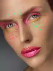 Queridos Glitters. Глиттергель. Блёстки для лица и тела. Цвет "Млечные Звёзды Пинк" 3 мл