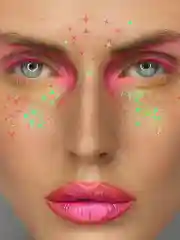 Queridos Glitters. Глиттергель. Блёстки для лица и тела. Цвет "Млечные Звёзды Пинк" 3 мл