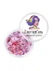 Queridos Glitters. Глиттергель. Блёстки для лица и тела. Цвет "Грешница" 3 мл