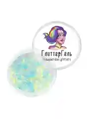 Queridos Glitters. Глиттергель. Блёстки для лица и тела. Цвет "Эрагон" 3 мл