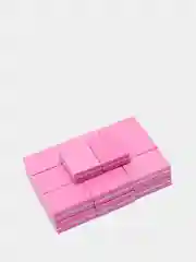 Розовый баф мини для маникюра и педикюра 1/5/10 штук, бафик пилка для ногтей