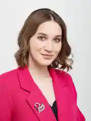 Брошь "Сердце" с цветами, цвет белый в серебре