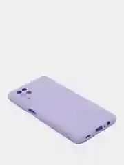 Лавандовый чехол Samsung Galaxy A12 / M12, силиконовый