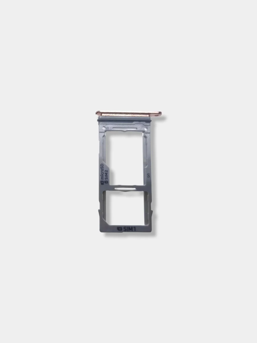 Золотой держатель сим для Samsung G960 F Galaxy S9 Double sim