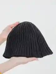 Черный женская шляпа панама