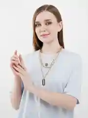Бронзовый цепочка-чокер