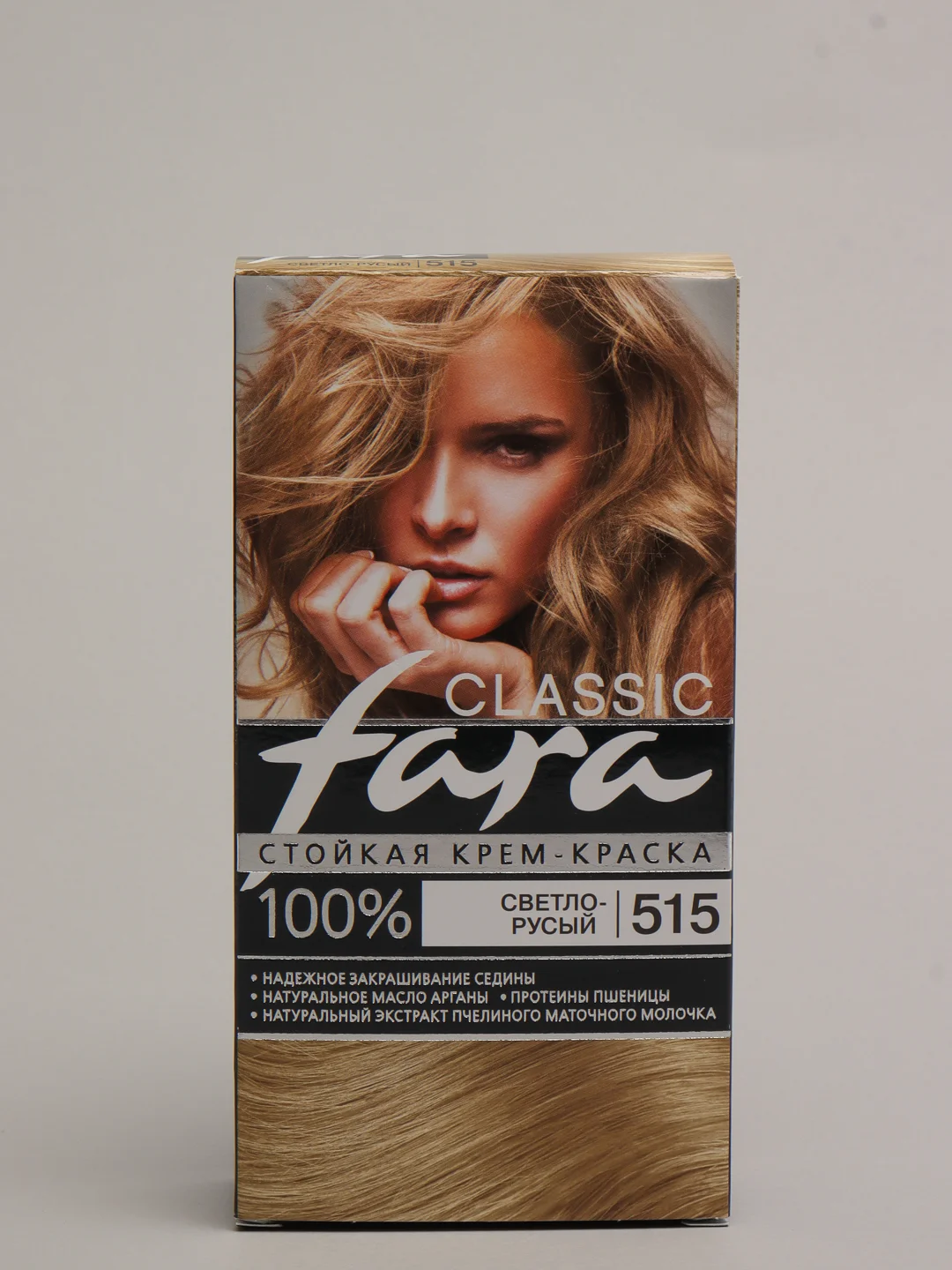 Стойкая крем-краска для волос Fara Classic, 515 светло-русый