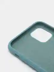 Зеленый чехол Silicone Case для iPhone 11, с открытым низом