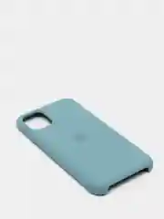 Зеленый чехол Silicone Case для iPhone 11, с открытым низом