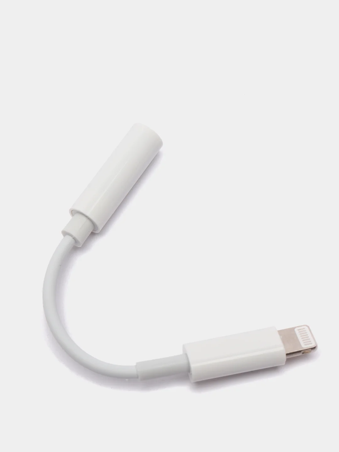 Белый переходник OTG AUX 3.5 - Lightning CQ030