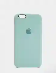 Белый силиконовый чехол iPhone 6 / iPhone 6S, Silicone Case, с закрытым низом