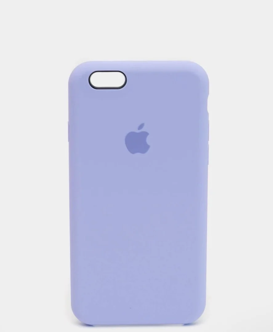 Белый силиконовый чехол iPhone 6 / iPhone 6S, Silicone Case, с закрытым низом