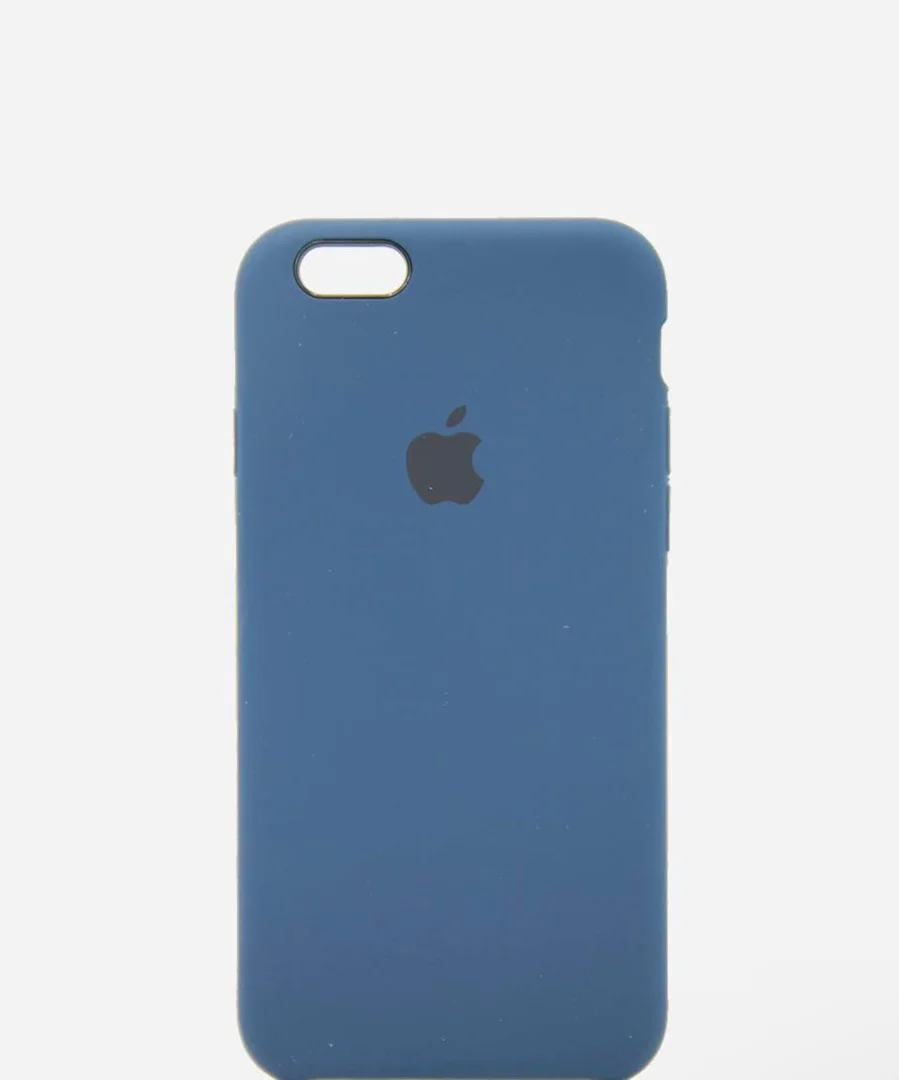 Белый силиконовый чехол iPhone 6 / iPhone 6S, Silicone Case, с закрытым низом
