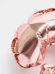 Розовый воздушный шар "Цифра 3" 40 см, розовый