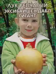 Семена Лук репчатый "Эксибайшен дабл гигант" набор 1, 3, 5 уп