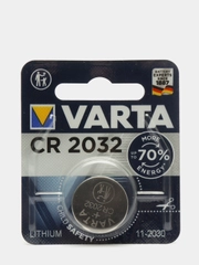 Батарейка Varta CR2032 Lithium Battery, 3В (1 шт.)
