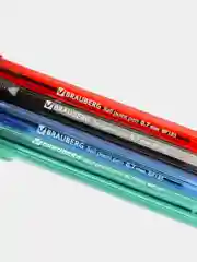 Ручки шариковые BRAUBERG, НАБОР 4 шт., АССОРТИ, "Black Jack"