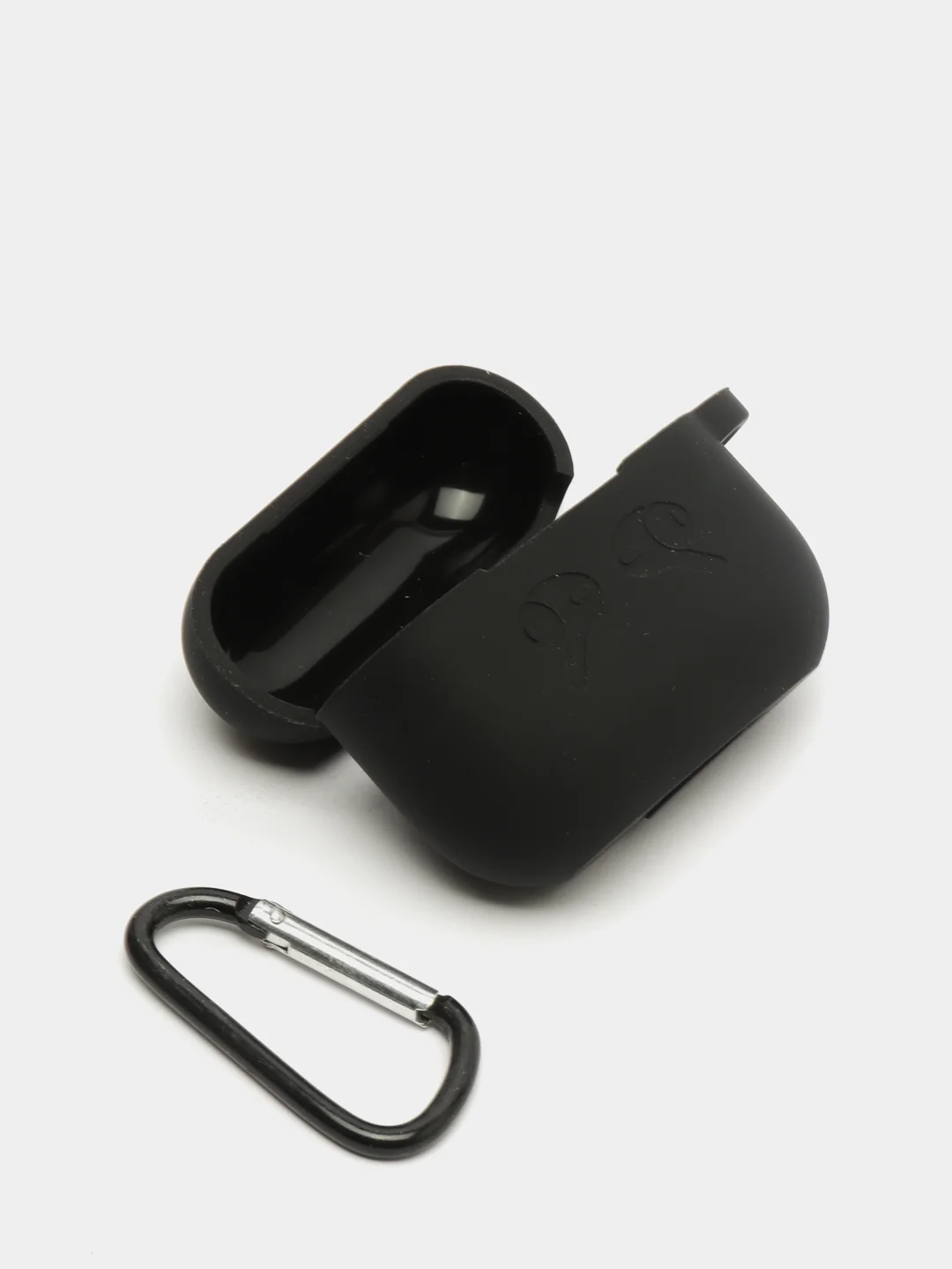 Черный чехол для Apple AirPods Pro защитный силиконовый в упаковке, 16 цветов