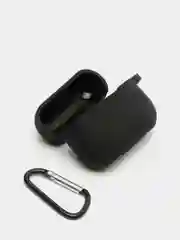 Черный чехол для Apple AirPods Pro защитный силиконовый в упаковке, 16 цветов