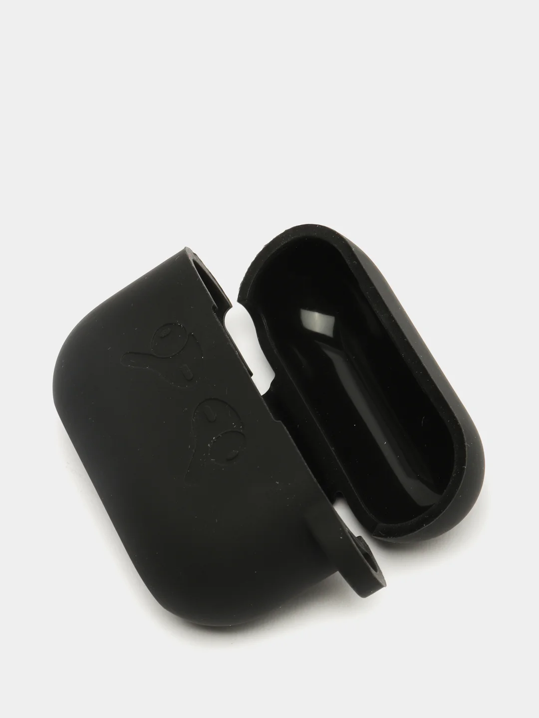 Черный чехол для Apple AirPods Pro защитный силиконовый в упаковке, 16 цветов