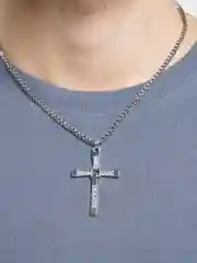 Серебряный крест с цепочкой Доминика Торетто из к/ф "Форсаж"