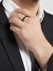 Кольцо из нержавеющей стали/кольцо черное/кольцо из стали/кольцо мужское