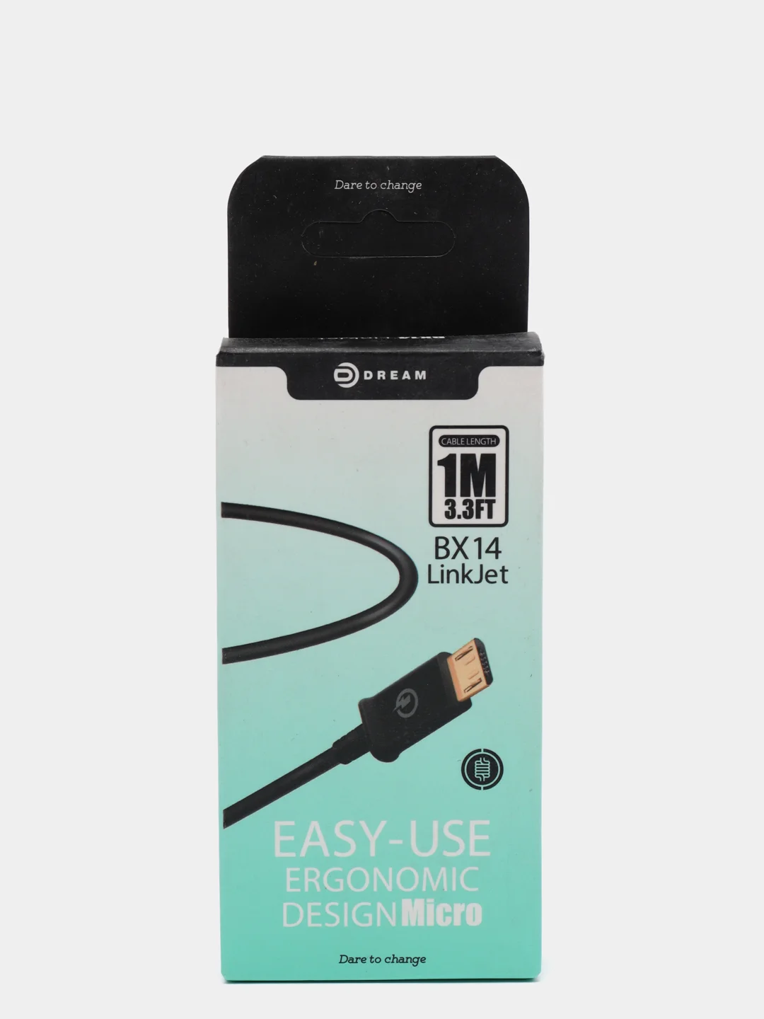 Черный кабель зарядный Dream BX14 Micro-USB для Android, до 2.4А