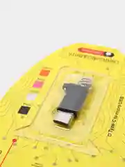 Черный переходник с micro-USB на Type-c