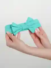 Мятный повязка на голову трикотажная