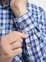 Синий рубашка мужская