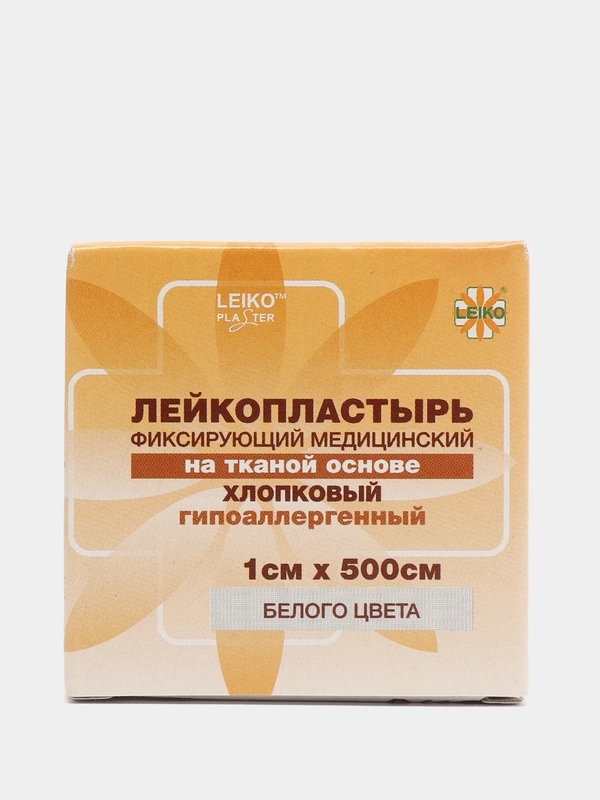 Лейкопластырь Leiko на тканой основе 1смx500см