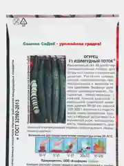 Огурец "Изумрудный поток", семена