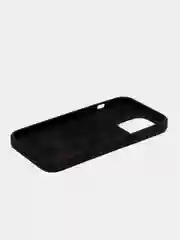 Черный чехол Silicone Case для iPhone 13 Pro с закрытым низом