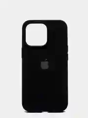 Черный чехол Silicone Case для iPhone 13 Pro с закрытым низом