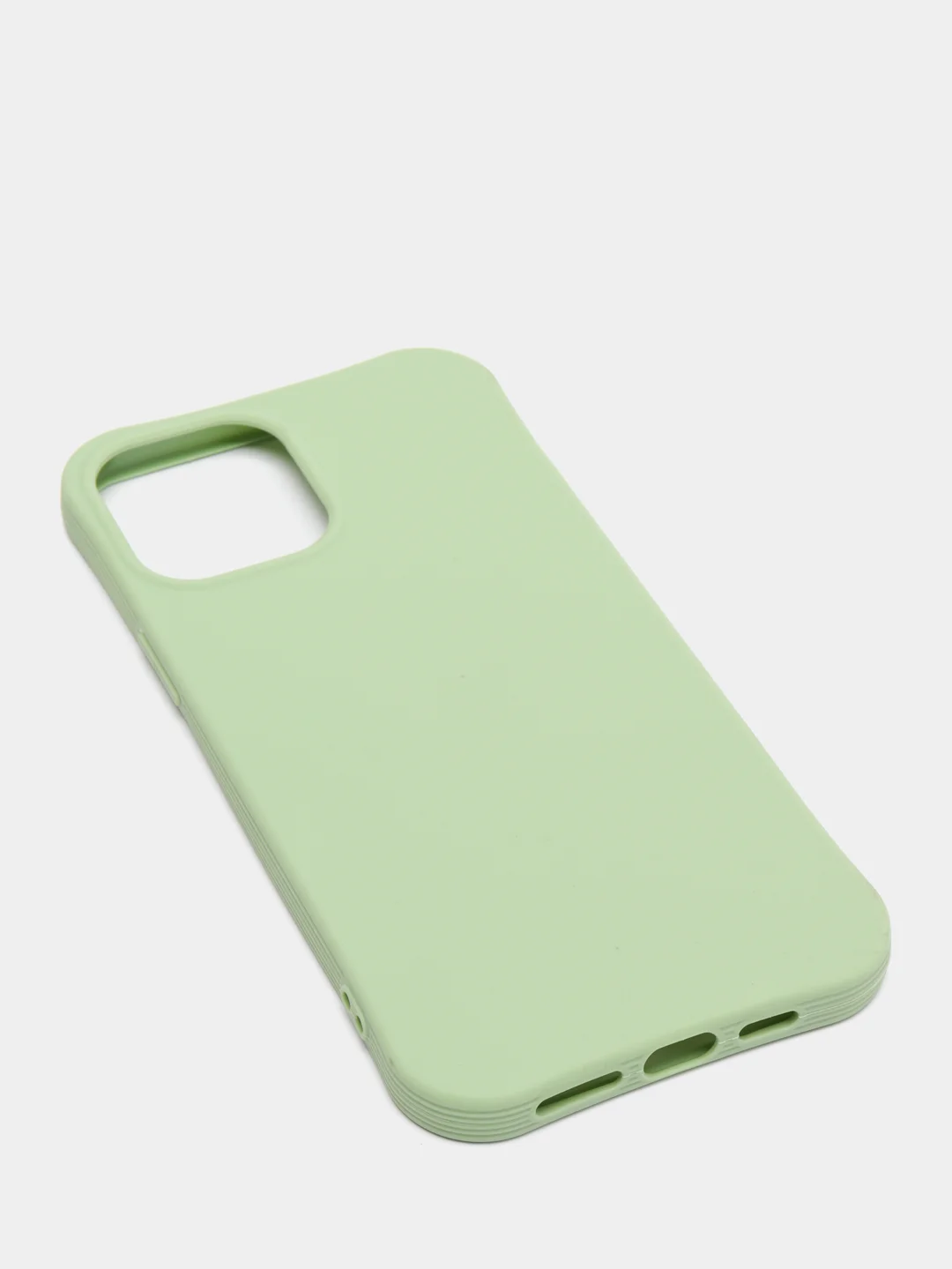 Салатовый силиконовый матовый чехол для iPhone 7/8, 11, 11Pro, 11Pro Max, 12 Mini, 12 Pro, 12Pro Max