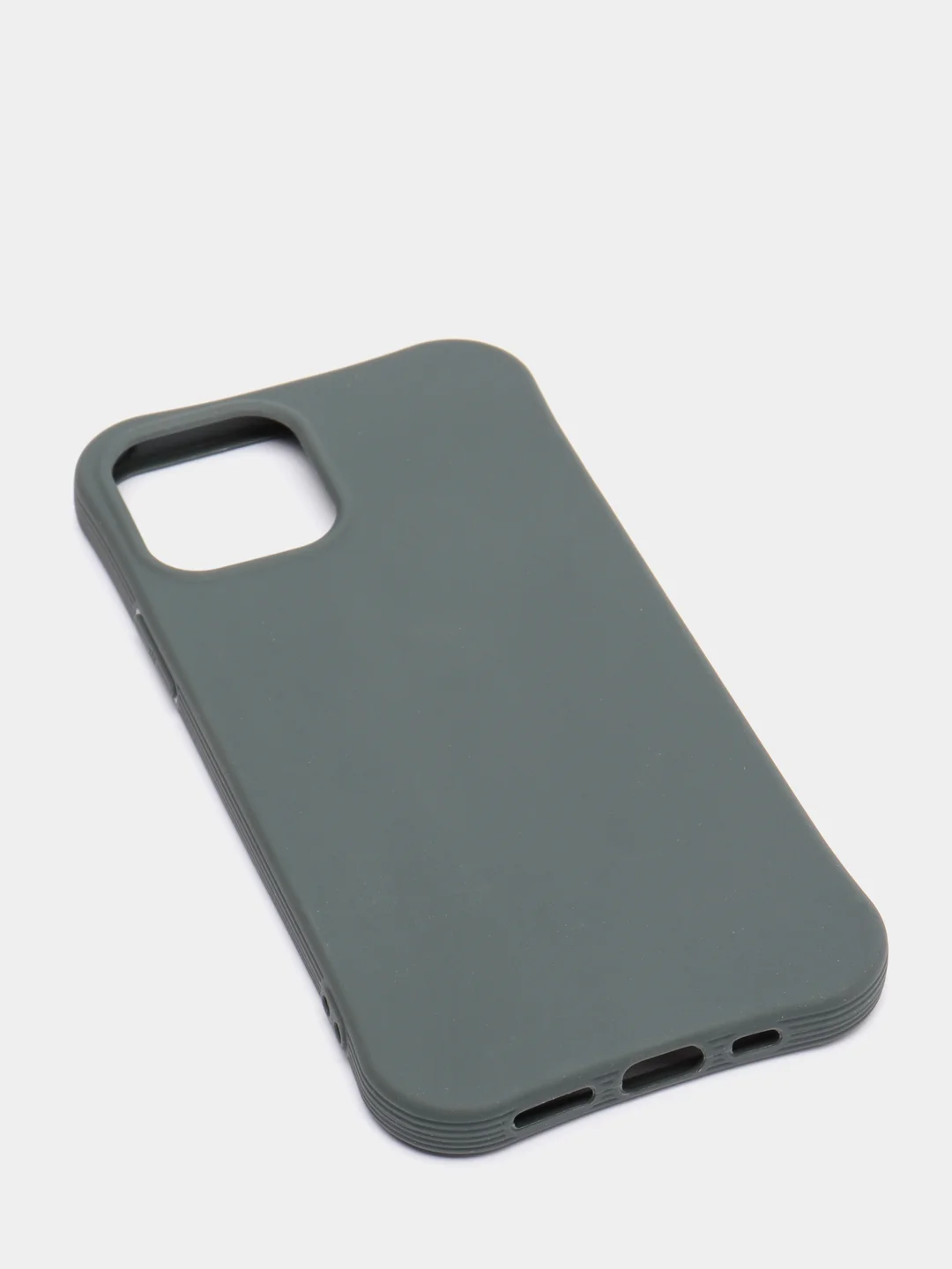 Тёмно-зелёный силиконовый матовый чехол для iPhone 7/8, 11, 11Pro, 11Pro Max, 12 Mini, 12 Pro, 12Pro Max