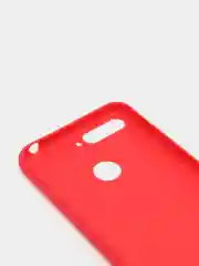 Красный чехол на Honor 7C / Honor 7A Pro / Huawei Y6 Prime 2018 / Huawei Y6 Prime (5,7") силиконовый