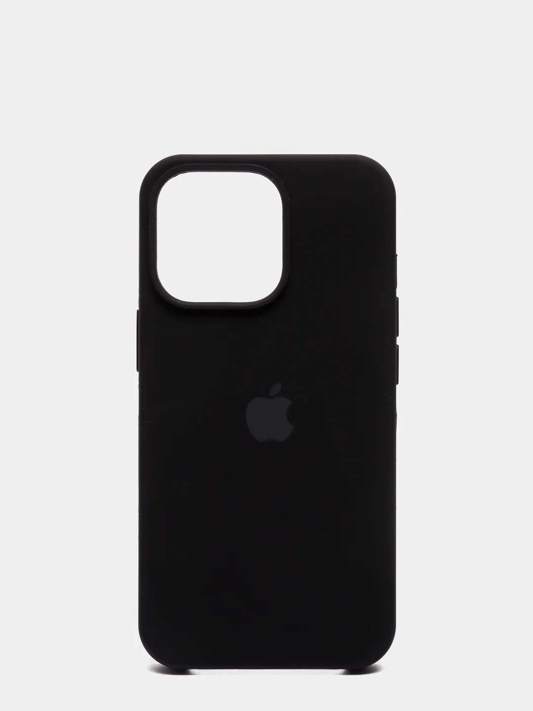Черный чехол Silicone Case для iPhone 13 / 13 Pro / 13 Pro Max с открытым низом