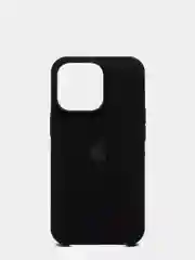 Черный чехол Silicone Case для iPhone 13 / 13 Pro / 13 Pro Max с открытым низом