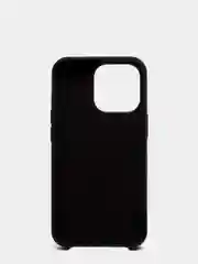 Черный чехол Silicone Case для iPhone 13 / 13 Pro / 13 Pro Max с открытым низом
