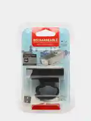 Черный фонарь светодиодный для велосипеда USB, велосипедный фонарь