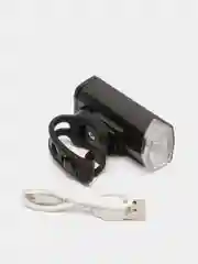 Черный фонарь светодиодный для велосипеда USB, велосипедный фонарь