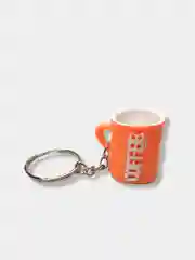 Алый брелок "Кружка кофе", 2,5 см