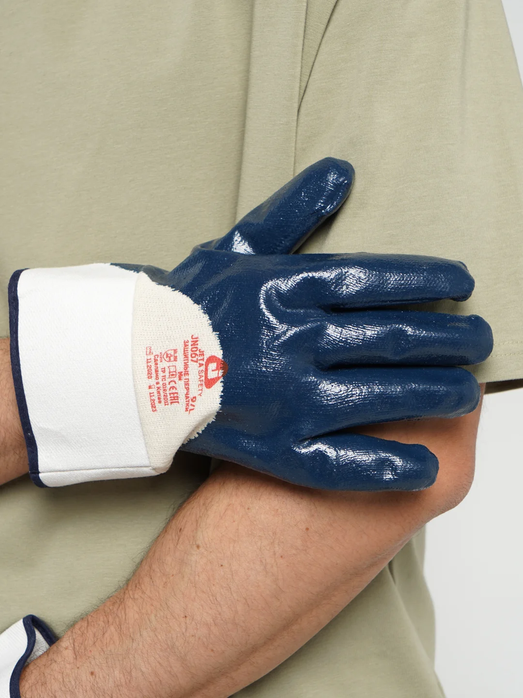 Перчатки защитные ХБ Jeta Safety JN067, размер 10, XL