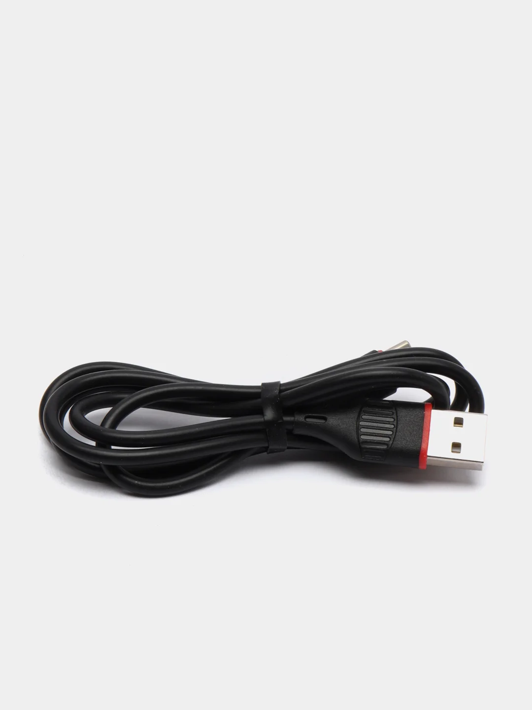 Черный сетевое зарядное устройство Borofone BA20A 1xUSB до 2.1А с кабелем Type-C (Для Android)