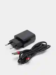 Черный сетевое зарядное устройство Borofone BA20A 1xUSB до 2.1А с кабелем Type-C (Для Android)