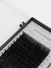 Ресницы для наращивания Nagaraku, MIX D и С изгиб, черные